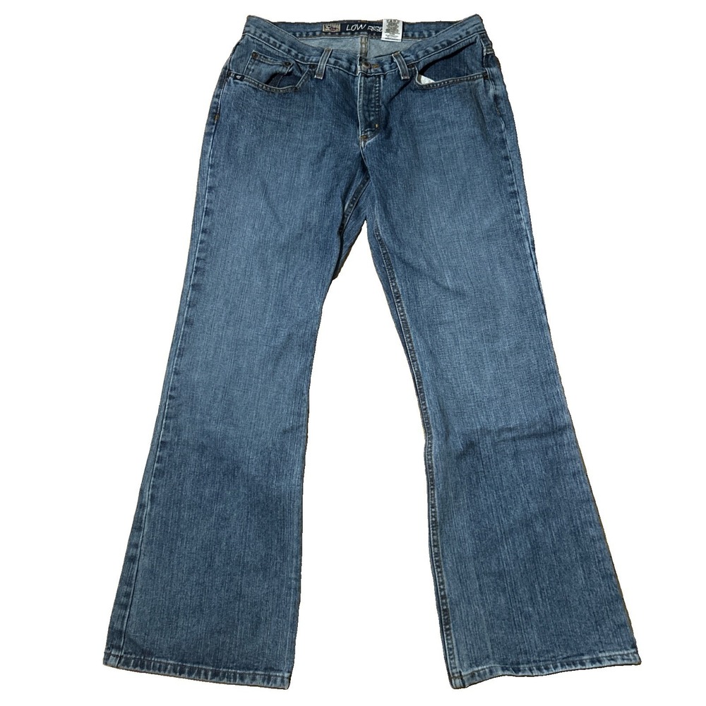 Cruel Girl Jeans Women's 11R Blue Low Rise Slim Bootcut Button Fly Western Rodeo